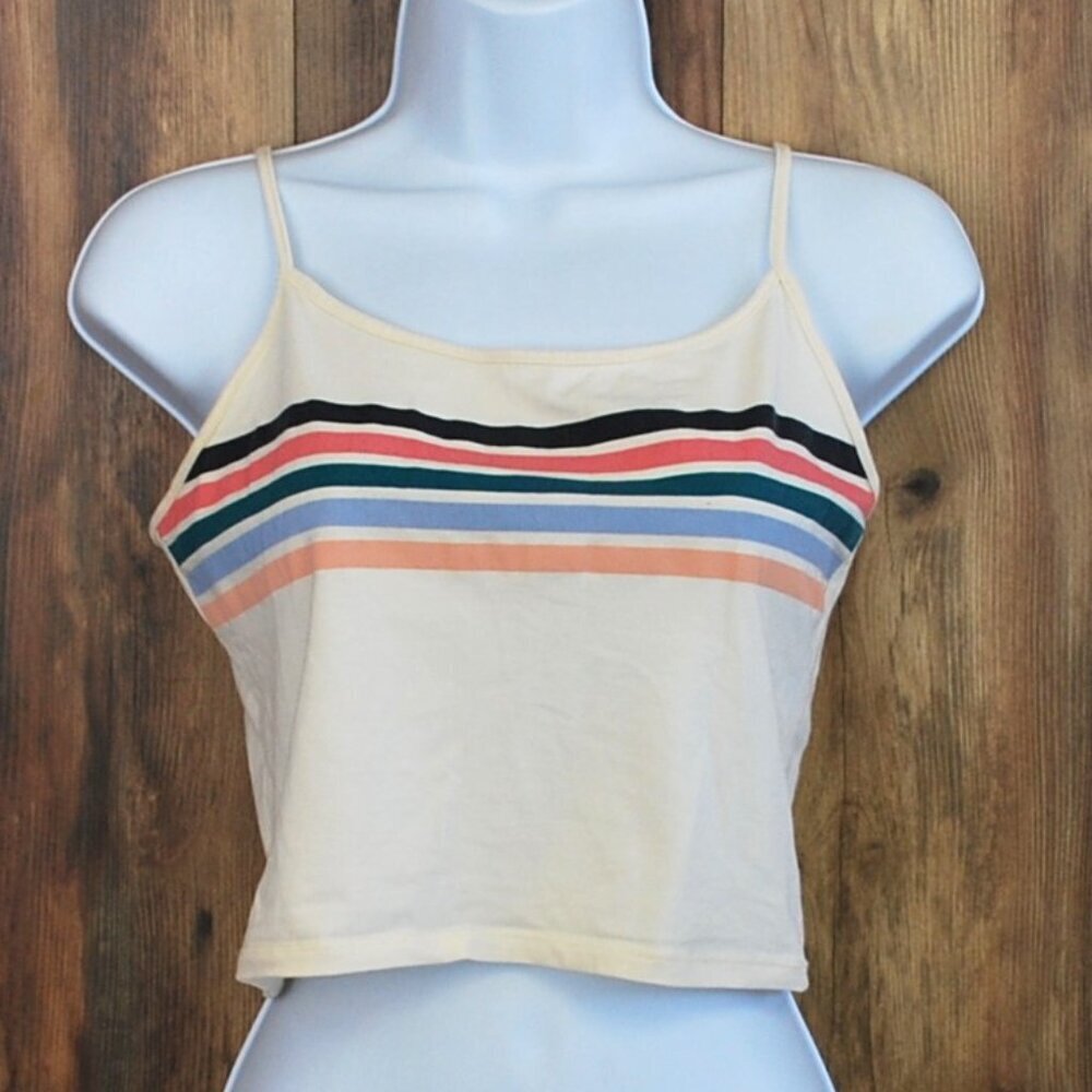 American Eagle Small Adjustable Straps Cropped Tank Top